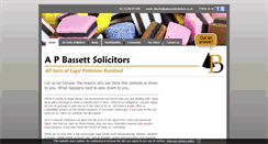 Desktop Screenshot of apbassettsolicitors.co.uk